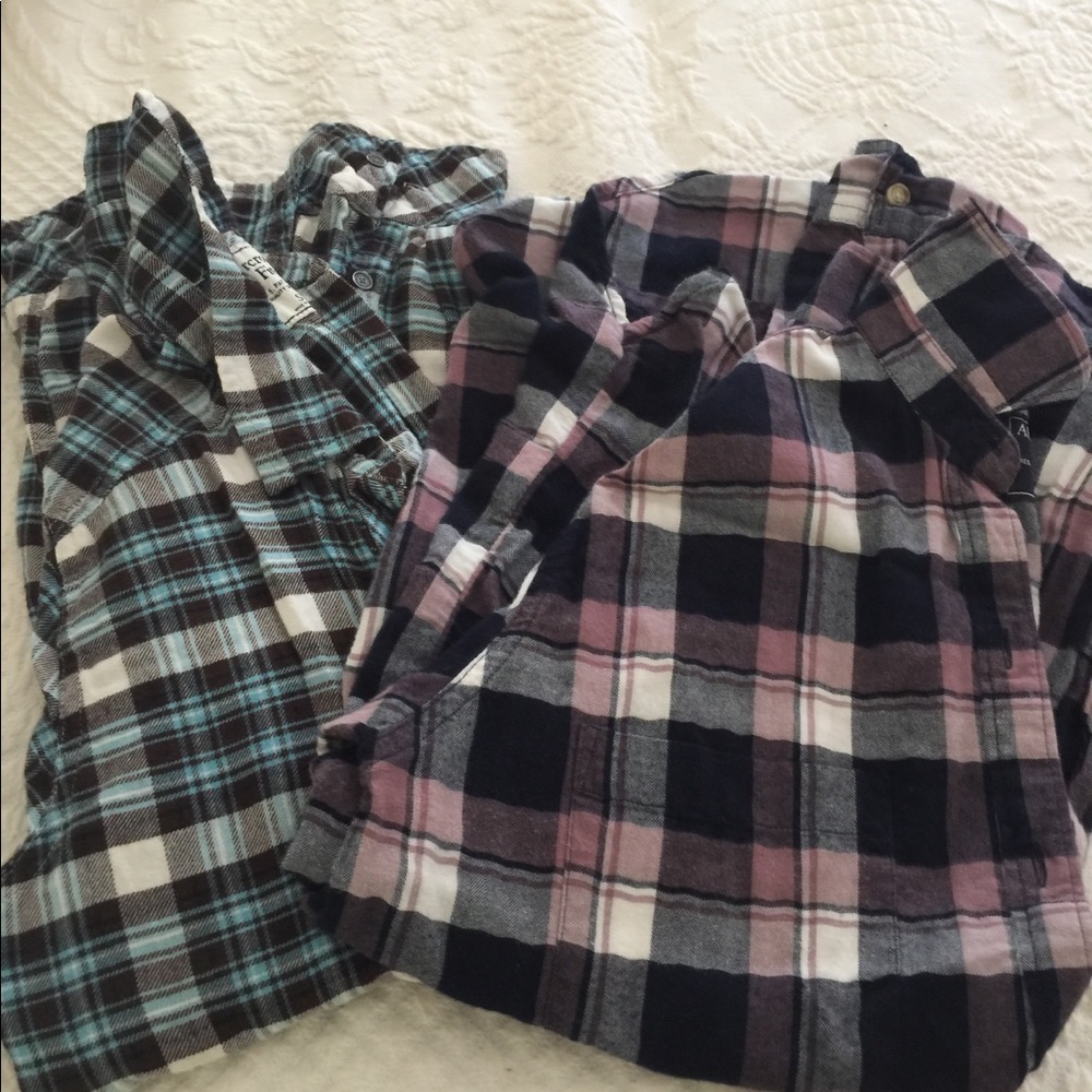 Lot of 2 Flannel shirts